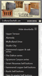 Mobile Screenshot of craftsmandoorbells.com